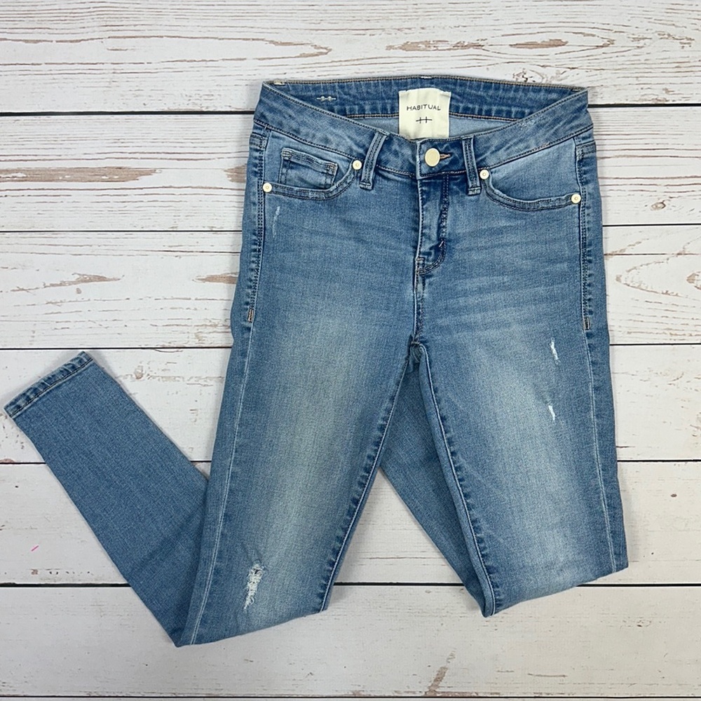 Habitual Distressed Evie Jeans, Sz 25